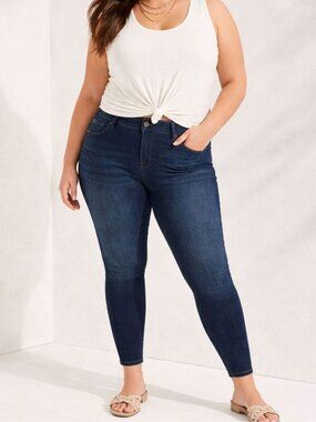 Torrid Womens Jegging Skinny High Rise Jean Stretch Denim Plus Size 16R